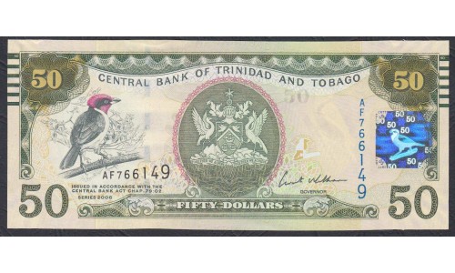 Тринидад и Тобаго 50 долларов 2006 года (TRINIDAD & TOBAGO 50 Dollars 2006) P50: UNC