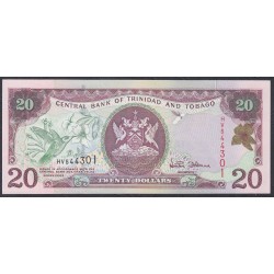 Тринидад и Тобаго 20 долларов 2002 года (TRINIDAD & TOBAGO 20 Dollars 2002) P44a: UNC