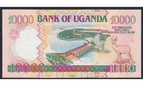 Уганда 10000 шиллингов 1998 г. (UGANDA  10000 shillings  1998) P 38b: UNC