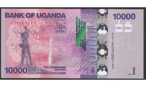 Уганда 10000 шиллингов 2013 г. (UGANDA  10000 shillings  2013) P 52c: UNC