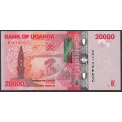 Уганда 20000 шиллингов 2021 года (UGANDA  20000 shillings  2021) P 53f: UNC