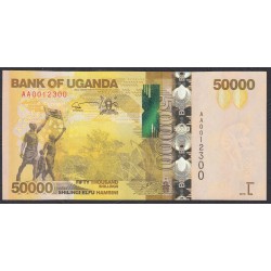 Уганда 50000 шиллингов 2010 года, Серия АА (UGANDA  50000 shillings  2010) P 54а: UNC
