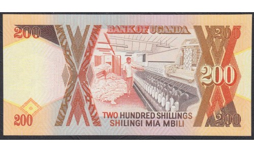 Уганда 200 шиллингов 1994 г. (UGANDA 200 shillings 1994) P 32b: UNC
