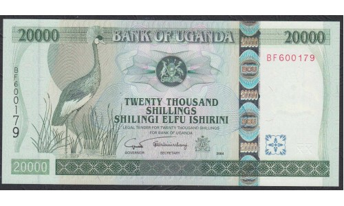 Уганда 20000 шиллингов 2004  г. (UGANDA  20000 shillings  2004) P 46a: UNC