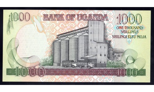 Уганда 1000 шиллингов 1998 г. (UGANDA 1000 shillings 1998) P 36d: UNC