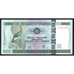 Уганда 20000 шиллингов 2005  г. (UGANDA  20000 shillings  2005) P 46b: UNC
