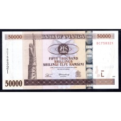 Уганда 50000 шиллингов 2003 года (UGANDA  50000 shillings  2003) P 47a: UNC