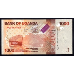 Уганда 1000 шиллингов 2010 года (UGANDA 1000 shillings 2010) P 49а: UNC