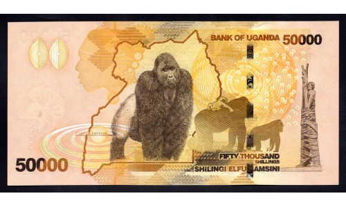 Уганда 50000 шиллингов 2010 г. (UGANDA  50000 shillings  2010) P 54а: UNC