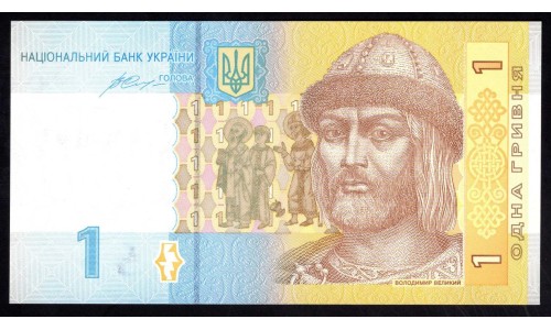 Украина 1 гривна 2014 г. (UKRAINE 1 Hrivnya 2014) P116Ас:Unc 