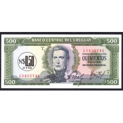 Уругвай 0, 50 песо ND (1975 г.) (URUGUAY 0,50 Nuevos Pesos ND (1975)) P54:Unc