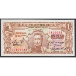 Уругвай 1 песо 1939 года (URUGUAY 1 Peso 1939) P35c: UNC