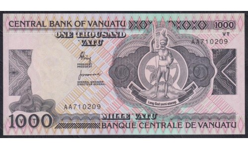 Вануату 1000 вату 1982 год (Vanuatu 1000 Vatu 1982) P 3: UNC