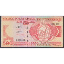 Вануату 500 вату 1993 год (Vanuatu 500 Vatu 1993) P 5b: UNC