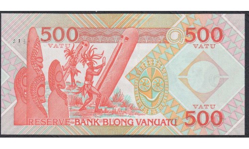 Вануату 500 вату 1993 год (Vanuatu 500 Vatu 1993) P 5c: UNC