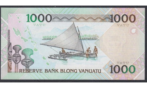 Вануату 1000 вату 2002 год (Vanuatu 1000 Vatu 2002) P 10c: UNC