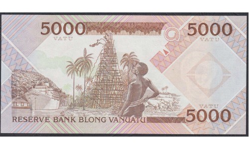 Вануату 5000 вату 2006 год (Vanuatu 5000 Vatu 2006) P 15: UNC