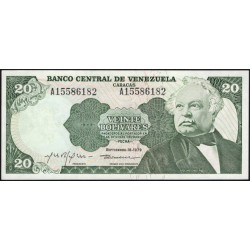 Венесуэла 20 боливаров 1979 года (Venezuela 20 Bolivares 1979) P 53c: UNC