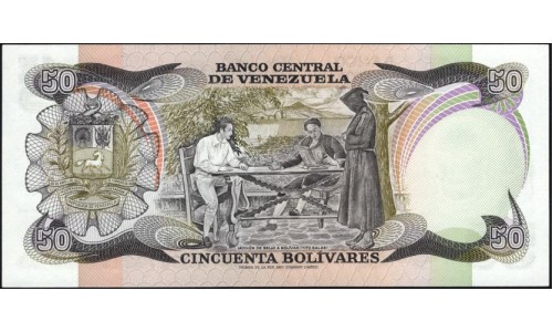 Венесуэла 50 боливаров 1981 года (Venezuela 50 Bolivares 1981) P 58a: UNC