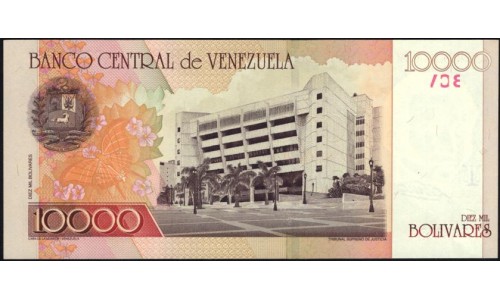 Венесуэла 10000 боливаров 2002 (Venezuela 10000 Bolivares 2002) P 85c : UNC
