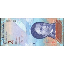 Венесуэла 2 боливара 2008 года  (Venezuela 2 Bolivares 2008) P 88c: UNC