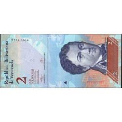Венесуэла 2 боливара 2013 года  (Venezuela 2 Bolivares 2013) P 88f: UNC