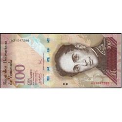 Венесуэла 100 боливаров 2007 (Venezuela 100 Bolivares 2007) P 93a : UNC