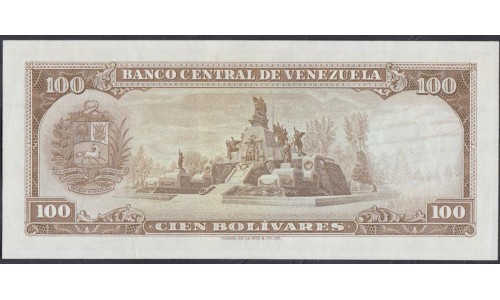Венесуэла 100 боливаров 1970 года (Venezuela 100 Bolivares 1970) P 48g: UNC
