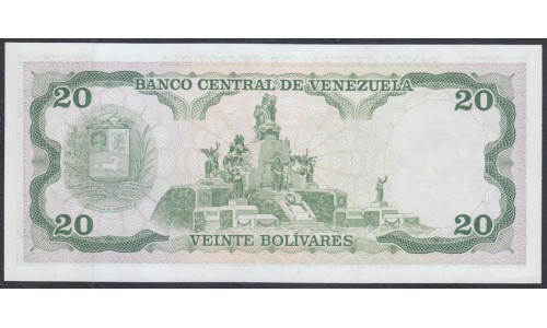 Венесуэла 20 боливаров 1981 года (Venezuela 20 Bolivares 1981) P 63a: UNC
