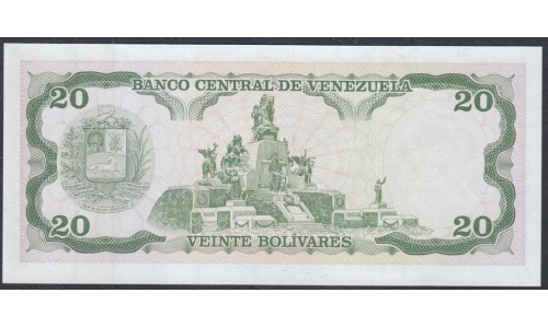 Венесуэла 20 боливаров 1995 года (Venezuela 20 Bolivares 1995) P 63e: UNC