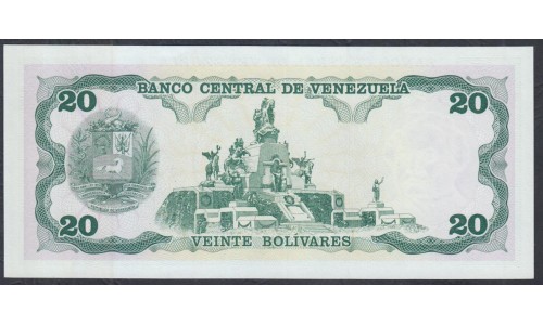 Венесуэла 20 боливаров 1992 года (Venezuela 20 Bolivares 1992) P 63d: UNC
