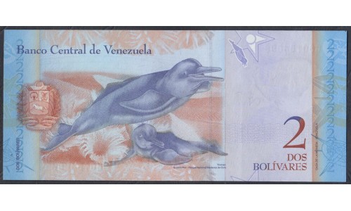 Венесуэла 2 боливара 20.02.2007 года  (Venezuela 2 Bolivares 20.02.2007) P 88a: UNC