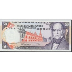 Венесуэла 50 боливаров 1992 года (Venezuela 50 Bolivares 1992) P 65d: UNC