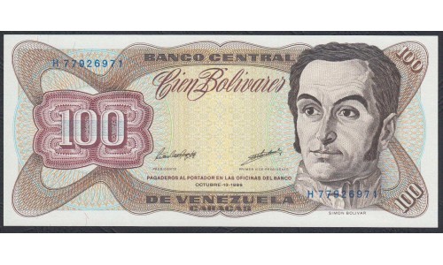 Венесуэла 100 боливаров 08.12.1998 года (Venezuela 100 Bolivares 08.12.1998) P 66g: UNC