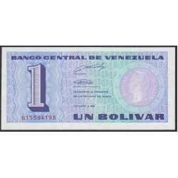 Венесуэла 1 боливар 1989 года, префикс B (Venezuela 1 Bolivar 1989, prefix B) P 68: UNC