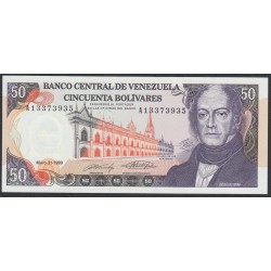 Венесуэла 50 боливаров 1990 года (Venezuela 50 Bolivares 1990) P 72: UNC
