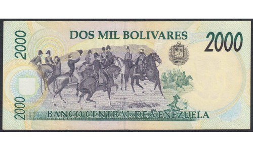 Венесуэла 2000 боливаров 1995 года (Venezuela 2000 Bolivares 1995) P 74b: XF/aUNC