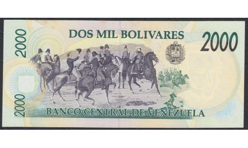 Венесуэла 2000 боливаров 1995 года (Venezuela 2000 Bolivares 1995, prefix B) P 74b: UNC