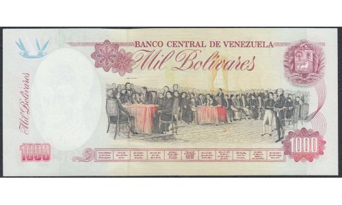 Венесуэла 1000 боливаров 1998 года (Venezuela 1000 Bolivares 1998) P 76c: UNC