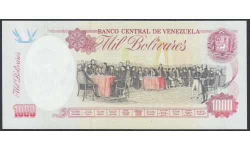 Венесуэла 1000 боливаров 1998 года (Venezuela 1000 Bolivares 1998) P 76d: UNC