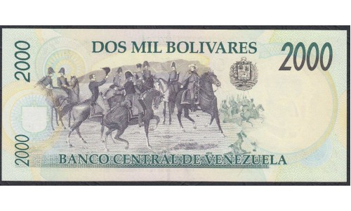 Венесуэла 2000 боливаров 1997 года (Venezuela 2000 Bolivares 1997) P 77a: UNC