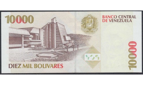 Венесуэла 10000 боливаров 1998 года (Venezuela 10000 Bolivares 1998) P 81: UNC