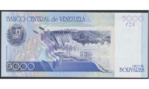 Венесуэла 5000 боливаров 2004 года (Venezuela 5000 Bolivares 2004) P 84c: UNC