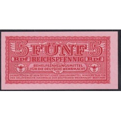 Вермахт 5 Рейхспфеннингов 1942/44 год (Wehrmacht 5 Reichspfennig 1942/44 year) P-M33: UNC