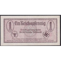 Вермахт 1 Рейхпфеннинг 1940/42 год, РЕДКОСТЬ (Wehrmacht 1 Reichspfennig 1940/42 year, RAR) P-M31: XF