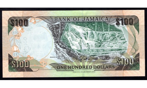 Ямайка 100 долларов 2007 (JAMAICA 100 Dollars 2007) P 84с : UNC