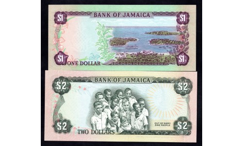 Ямайка набор из 4-х банкнот ( JAMAICA set of 4 banknotes) P : UNC
