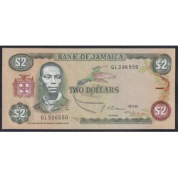 Ямайка 2 доллара 1992 (Jamaica 2 Dollars 1992) P 69d : UNC