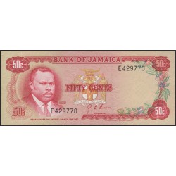 Ямайка 50 центов 1960 (1970) (Jamaica 50 Cents 1960 (1970)) P53 : XF/aUnc