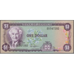 Ямайка 1 доллар б/д (1982-1986) (Jamaica 1 Dollar ND (1982-1986)) P 64a : UNC